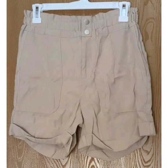 INC International Concepts Womens Size 4 High Rise Twill Shorts Toasted Twine - Picture 2 of 9